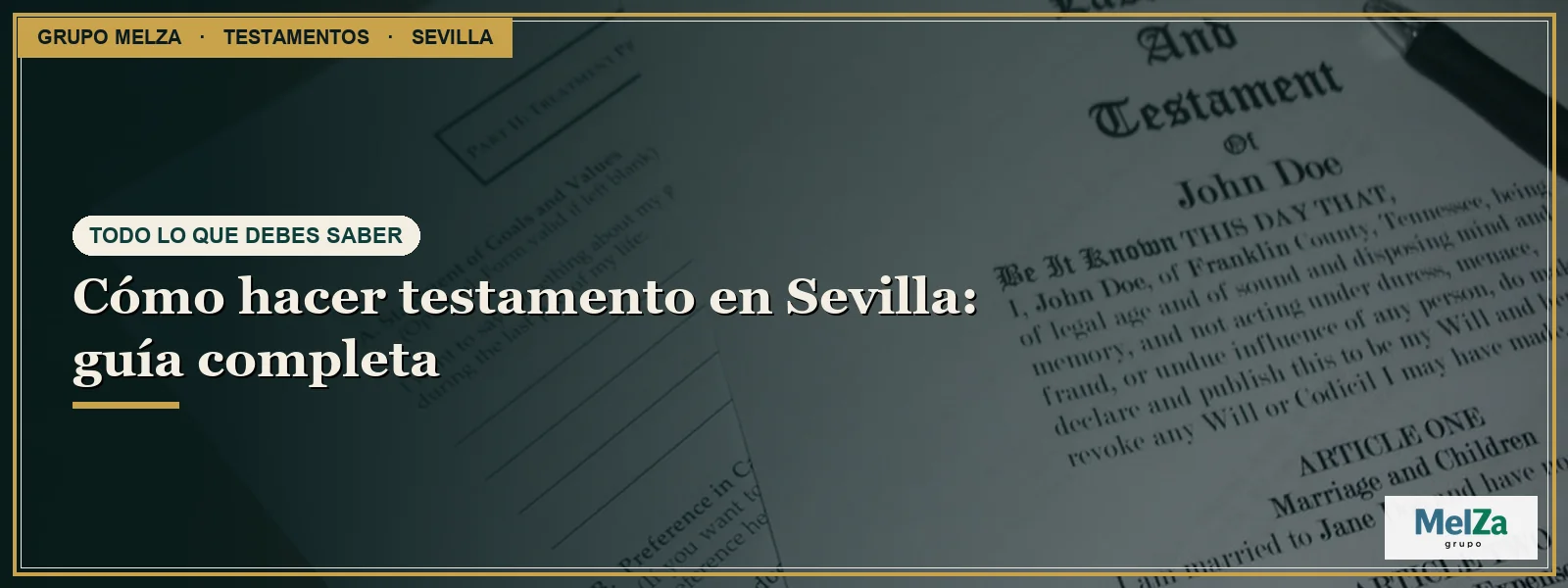 hacer testamento en Sevilla