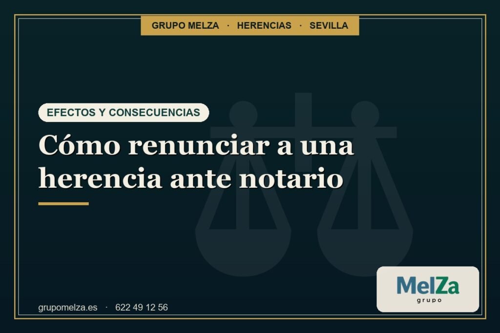 renunciar a una herencia - Grupo Melza