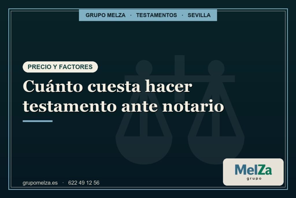cuánto cuesta hacer testamento - Grupo Melza