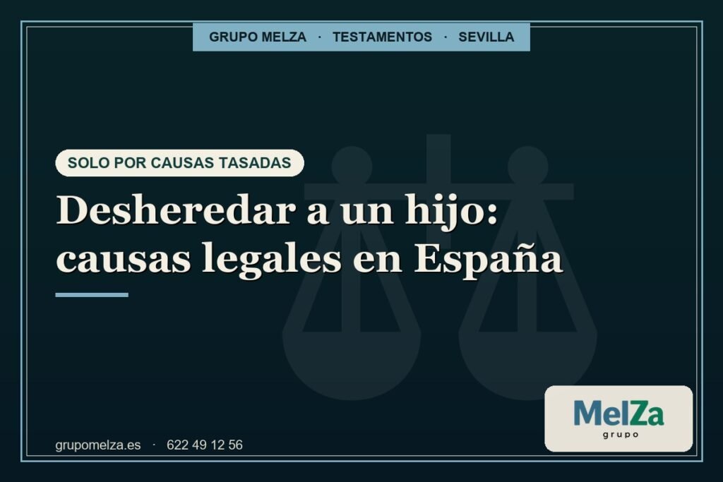 desheredar a un hijo - Grupo Melza