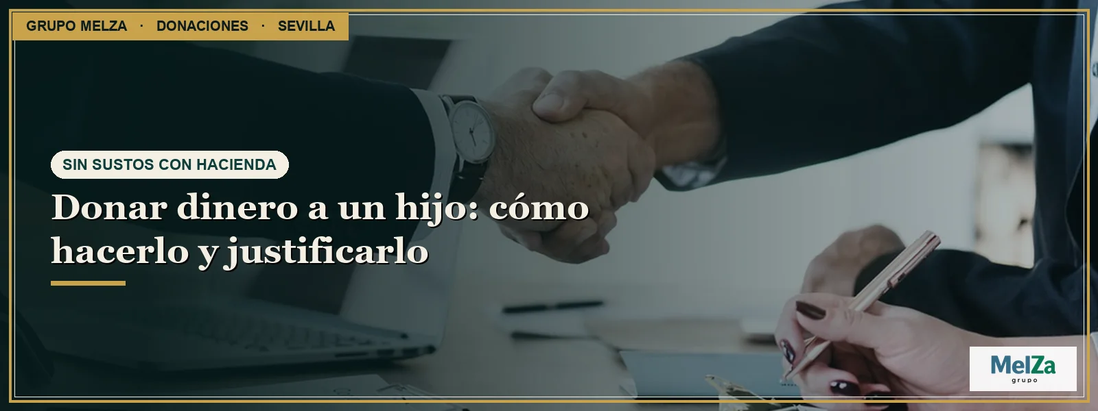donar dinero a un hijo