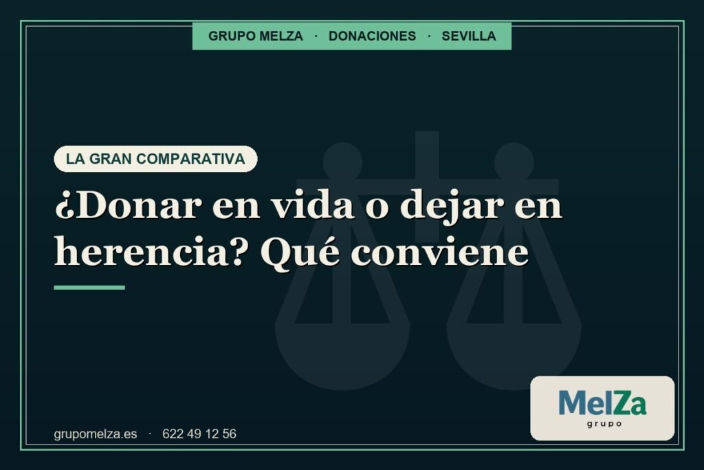 donar en vida o dejar en herencia - Grupo Melza