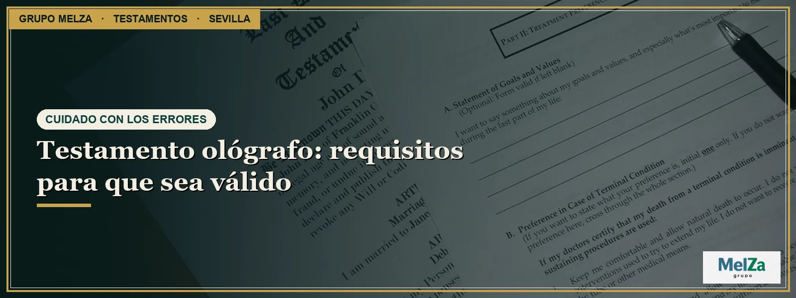 testamento ológrafo
