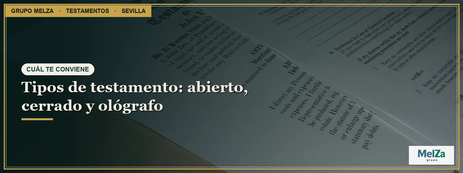 tipos de testamento